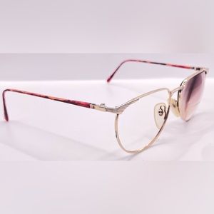 Vintage Gold Oval Sunglasses Frames Only